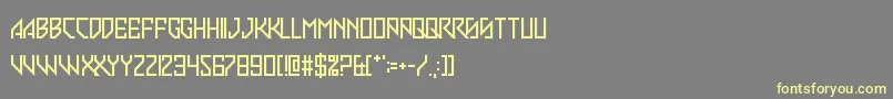 More about Slim Stradiva Font Slim Stradiva Font – Yellow Fonts on Gray Background