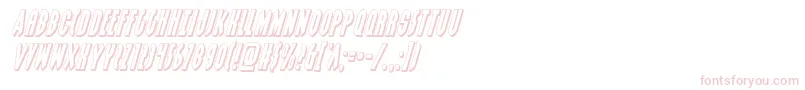 Grendelsmother3Dital-Schriftart – Rosa Schriften auf weißem Hintergrund