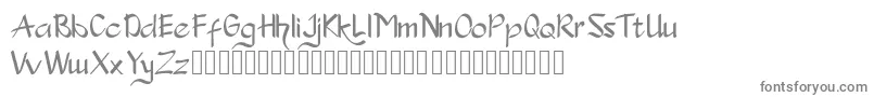 Slondok Font – Gray Fonts on White Background