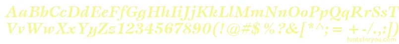 ItcEspritLtBoldItalic Font – Yellow Fonts