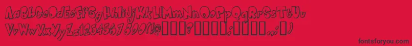 SMARC    Font – Black Fonts on Red Background