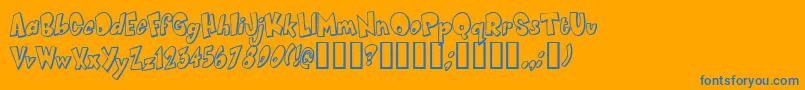 SMARC    Font – Blue Fonts on Orange Background