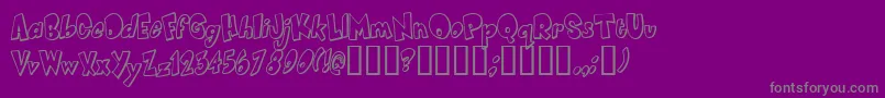 Шрифт SMARC    – серые шрифты на фиолетовом фоне