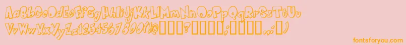 SMARC    Font – Orange Fonts on Pink Background