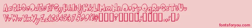 SMARC   -Schriftart – Rote Schriften auf rosa Hintergrund