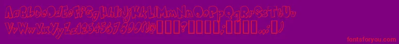 More about SMARC Font SMARC Font – Red Fonts on Purple Background