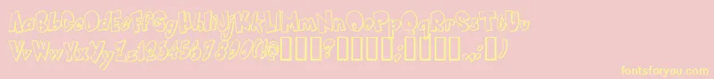 SMARC    Font – Yellow Fonts on Pink Background