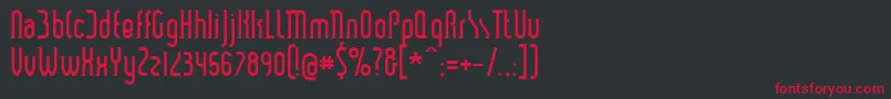 SMARS    Font – Red Fonts on Black Background