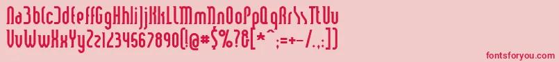 SMARSB   Font – Red Fonts on Pink Background