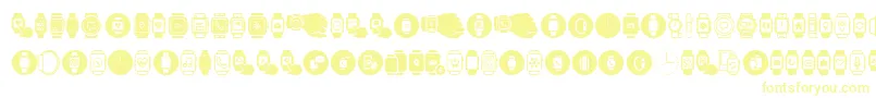 Smartwatch Font – Yellow Fonts