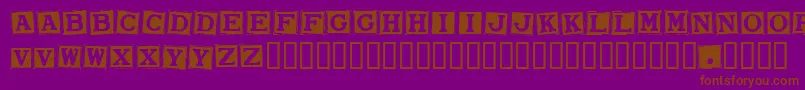smarw    Font – Brown Fonts on Purple Background