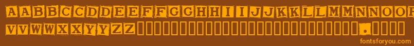 smarw    Font – Orange Fonts on Brown Background