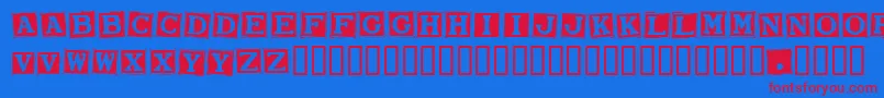 Шрифт smarw    – красные шрифты на синем фоне