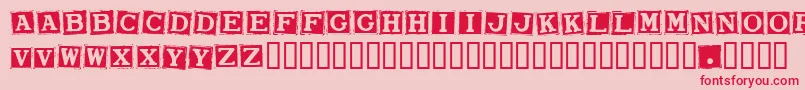 smarw    Font – Red Fonts on Pink Background