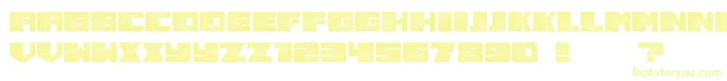 Шрифт Smashed – жёлтые шрифты