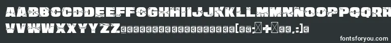 SmashWall PersonalUse Font – White Fonts on Black Background