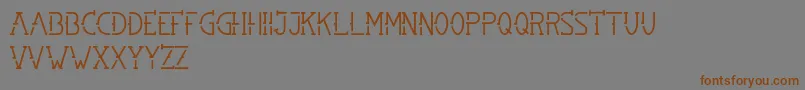 SMBRN Font – Brown Fonts on Gray Background