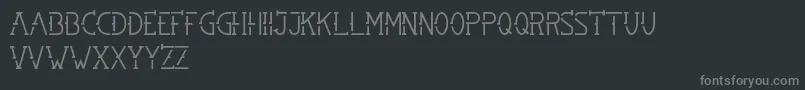 SMBRN Font – Gray Fonts on Black Background