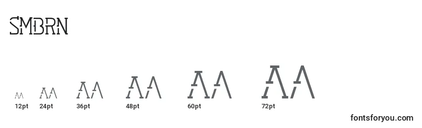 SMBRN Font Sizes
