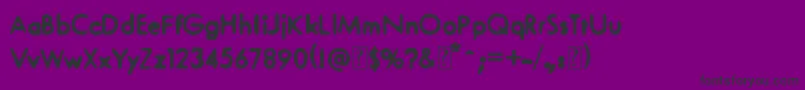 Smerkan Font – Black Fonts on Purple Background