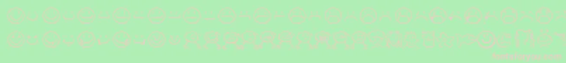 smilf    Font – Pink Fonts on Green Background