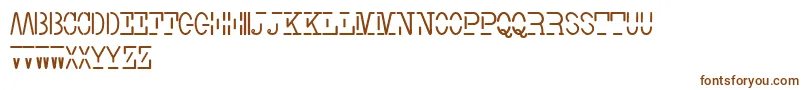 Шрифт Smith TypewriterFree – коричневые шрифты на белом фоне
