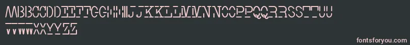 Шрифт Smith TypewriterFree – розовые шрифты на чёрном фоне