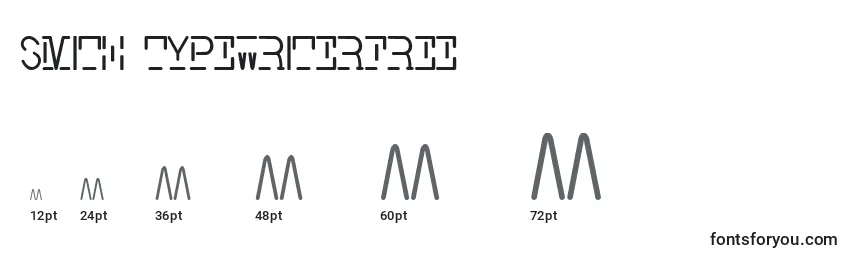 Smith TypewriterFree Font Sizes