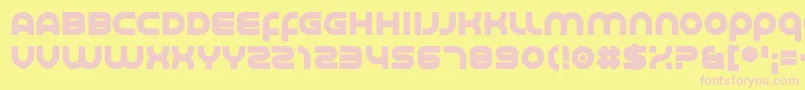 Smoother Font – Pink Fonts on Yellow Background