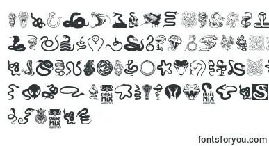 Snake mix font – Fonts Icons
