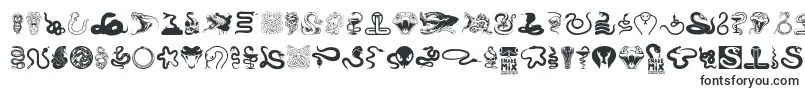 Шрифт Snake mix – шрифты Животные