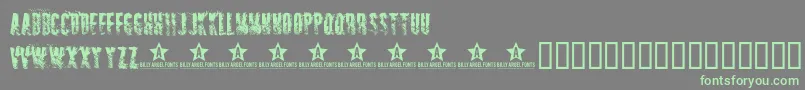 SNIPER   Font – Green Fonts on Gray Background