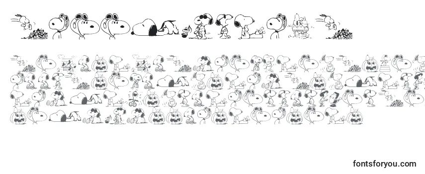 Schriftart Snoopy Dings