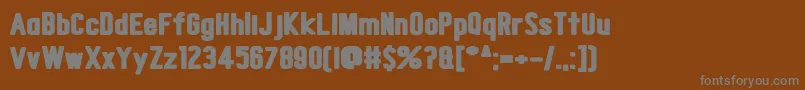 More about Snow Deep Font Snow Deep Font – Gray Fonts on Brown Background