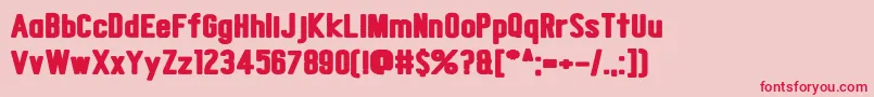 More about Snow Deep Font Snow Deep Font – Red Fonts on Pink Background