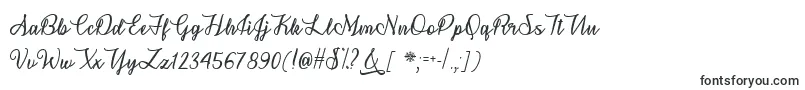 Czcionka Snowflake Calligraphy   – napisy pięknymi czcionkami