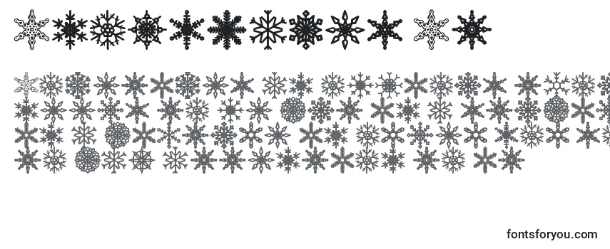 Snowflakes St Font