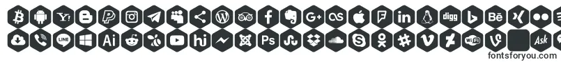 Шрифт Social Color Pro – шрифты для логотипов