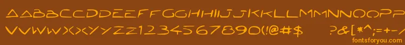 More about JettaTech Font JettaTech Font – Orange Fonts on Brown Background