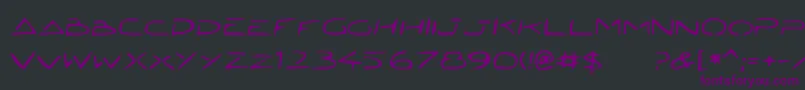 Подробнее о шрифте JettaTech Шрифт JettaTech – фиолетовые шрифты на чёрном фоне