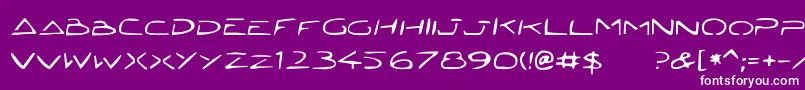 JettaTech Font – White Fonts on Purple Background
