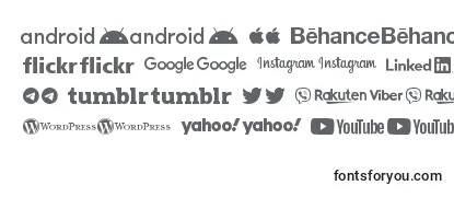 Шрифт Social Logos