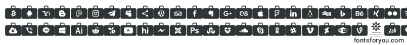 Шрифт Social Media Series – шрифты для логотипов