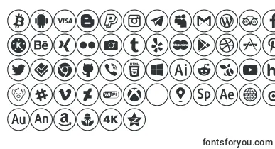 social media font – Fonts For Logos