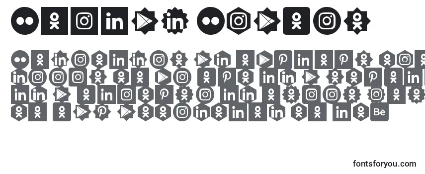 Social Shapes-fontti