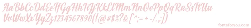 Saiba mais sobre a fonte Soe Font by Situjuh 7NTypes Fonte Soe Font by Situjuh 7NTypes – fontes rosa em um fundo branco