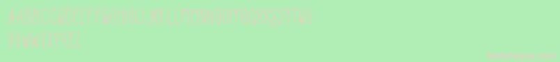 SofiaAmoti Starlight Demo Font – Pink Fonts on Green Background