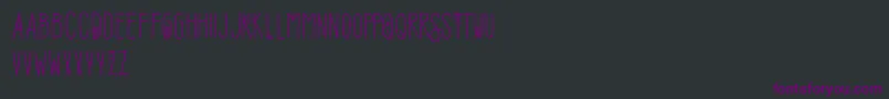 Шрифт SofiaAmoti Starlight Demo – фиолетовые шрифты на чёрном фоне