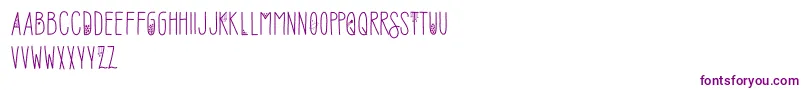 SofiaAmoti Starlight Demo Font – Purple Fonts on White Background