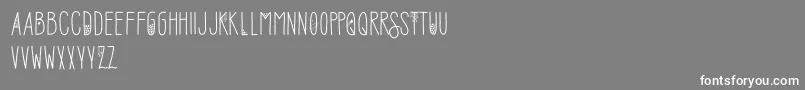SofiaAmoti Starlight Demo Font – White Fonts on Gray Background